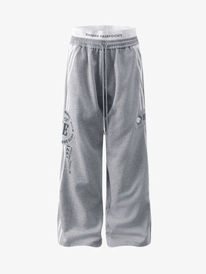 Retro Striped Double Waist Pants - thumbnail 2