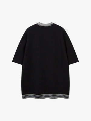High Street Tie Embroidered Design T-Shirt - thumbnail 4