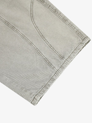 Patchwork Multi-Pocket Workwear Casual Machete Pants - thumbnail 6