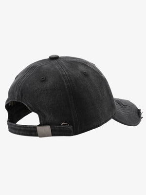 Vintage Washed Distressed Letter Embroidery Baseball Cap - thumbnail 2