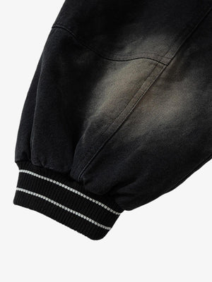 Gradient Bleached Technical Baseball Jacket - thumbnail 9