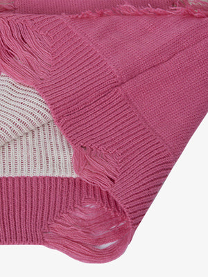 Vintage Street Distressed Ripped Knit Sweater - thumbnail 29