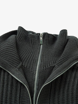 Vintage Faux Two-Piece Layered Collar Turtleneck Sweater - thumbnail 5
