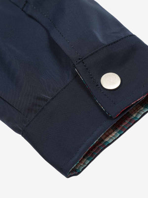 Faux Two-Piece Plaid Layered Workwear Jacket - thumbnail 6