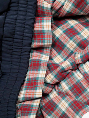 Faux Two-Piece Plaid Layered Workwear Jacket - thumbnail 8