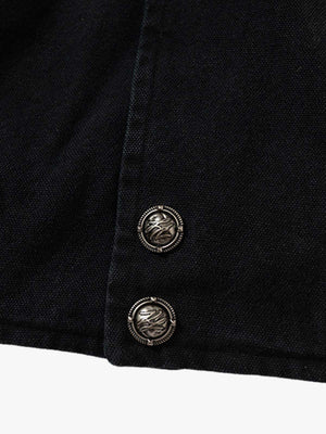 Gradient Bleached Technical Baseball Jacket - thumbnail 5
