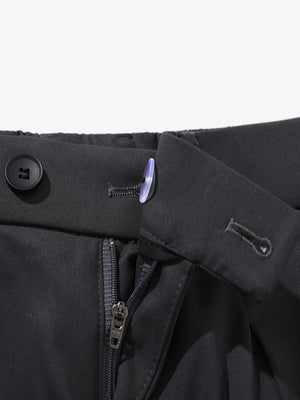 Pleated Drape Bootcut Suit Pants - thumbnail 12