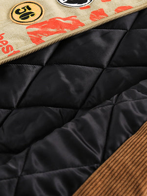 Patch Work Jacket – Quilted lining close-up | XoKool