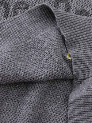Vintage Patch Embroidered Hooded Sweater - thumbnail 4