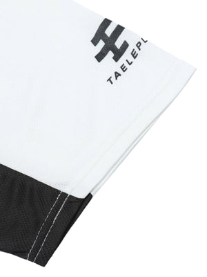 Contrast Color Sporty V-Neck Jersey T-Shirt - thumbnail 7