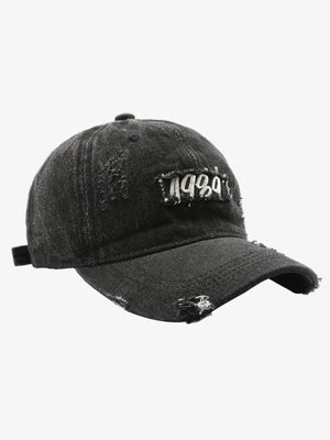 1989 Embroidery Distressed Denim Baseball Cap - thumbnail 3