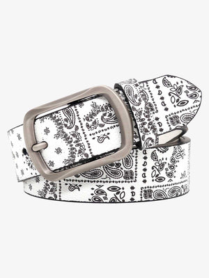 Retro Pattern High-End Street Hip-Hop Belt - thumbnail 3