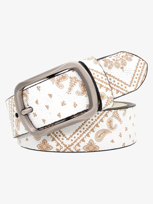 Retro Pattern High-End Street Hip-Hop Belt - thumbnail 1