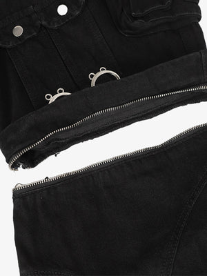 Two-in-One Design Streetwear Tactical Multi-Pocket Cargo Pants - thumbnail 9