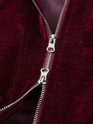 Retro Velvet Luxury Lapel Jacket - thumbnail 10