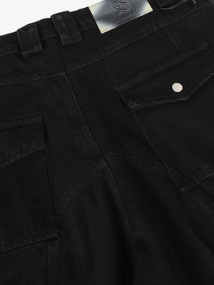 Two-in-One Design Streetwear Tactical Multi-Pocket Cargo Pants - thumbnail 4