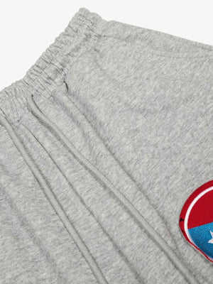 Hip-Hop Patch Embroidered Wide-Leg Sweatpants - thumbnail 13