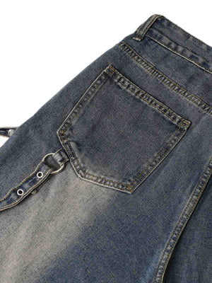 Vintage ring jeans – back pocket strap close-up | XoKool