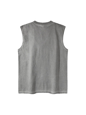 Graphic Lettering Chain Vest - thumbnail 9