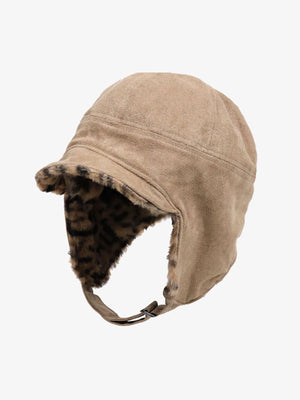 Retro Leopard Plush Earmuff Winter Hat - thumbnail 3