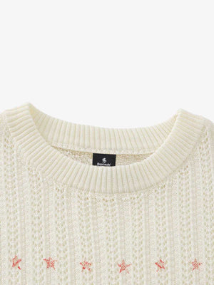 Street Hollow Knit Crew Neck Sweater - thumbnail 5