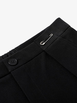 High Street Paperclip Design Drape Scimitar Pants - thumbnail 5