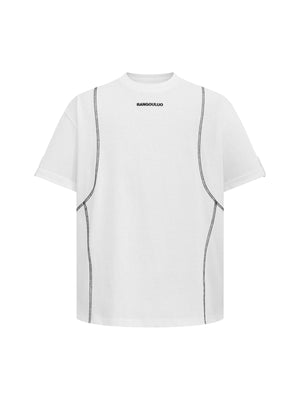 Retro Quilted Design T-shirt - thumbnail 2
