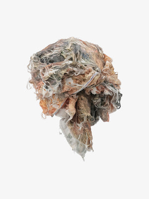 Distressed Tie-Dye Mixed Color Wasteland Square Scarf - thumbnail 7
