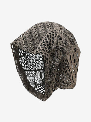 Retro Mesh Hollow Breathable Pile Hat - thumbnail 2