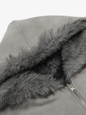 Street Fur Reversible Hooded Jacket - thumbnail 16