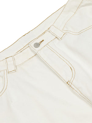 Embroidered Floral Patches Barrel Jeans - thumbnail 4