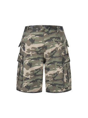 Camouflage Badge Cargo Shorts - thumbnail 2