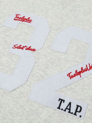 Retro Patch Embroidery Sweatshirt - thumbnail 4