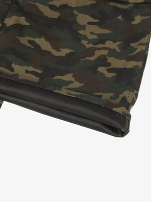 Retro Camouflage Faux Two-Piece Detachable Patchwork Pants - thumbnail 12