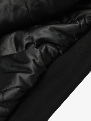 Tiger Print With Ears Hooded Fur Jacket - thumbnail 14