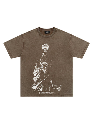 Orginal Lconic Statue Graphic T-Shirt - thumbnail 1