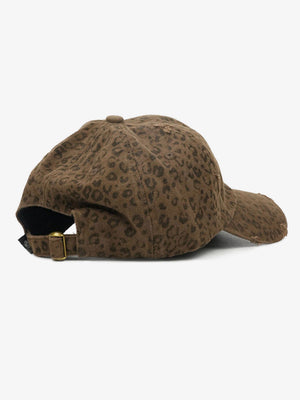 Vintage Leopard Print Distressed Baseball Cap - thumbnail 7