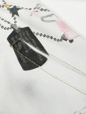 Vintage 3D Graphic Denim Jacket - thumbnail 6