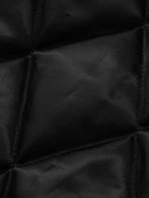 Street Dark Shadow Fur Collar Quilted Bomber Jacket - thumbnail 17