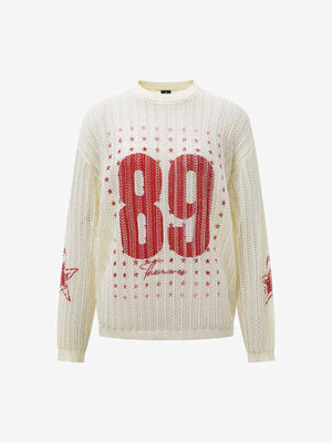 Street Hollow Knit Crew Neck Sweater - thumbnail 1
