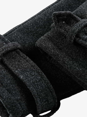 Retro Wool Blend Stand Collar Cotton Jacket - thumbnail 6