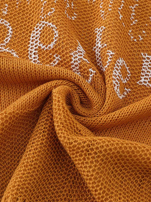Vintage Hollow Ripped Knit Sweater - thumbnail 5