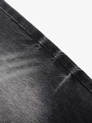 Vintage Washed Distressed Whisker Barrel Jeans - thumbnail 6