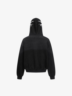 High Street Script Letter Print Zip-up Hoodie Jacket - thumbnail 10