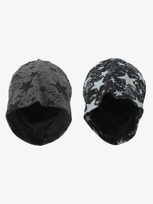 Street Double-Layer Five-Pointed Star Pullover Hat - thumbnail 5