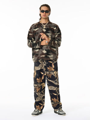 Street Camouflage Crew Neck Sweater - thumbnail 6