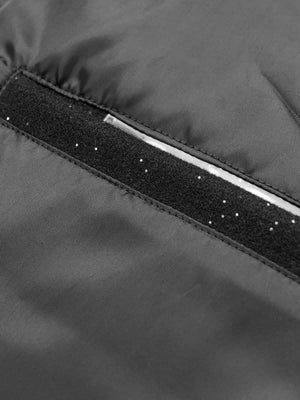 Retro Rhinestone Double Zipper Cotton Jacket - thumbnail 5