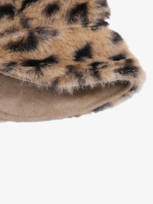 Retro Leopard Plush Earmuff Winter Hat - thumbnail 13