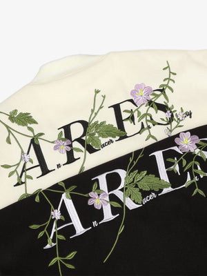 Retro Floral Embroidery Baseball Jacket - thumbnail 10