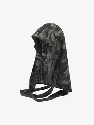 Dark Punk Camouflage Hooded Cape - thumbnail 3